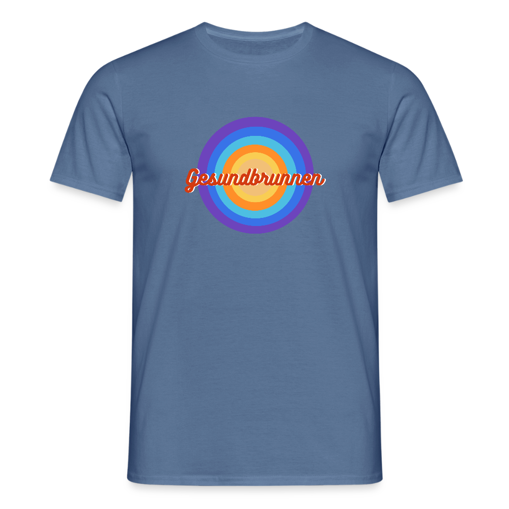 Gesundbrunnen Retro - Männer Premium T-Shirt - Taubenblau