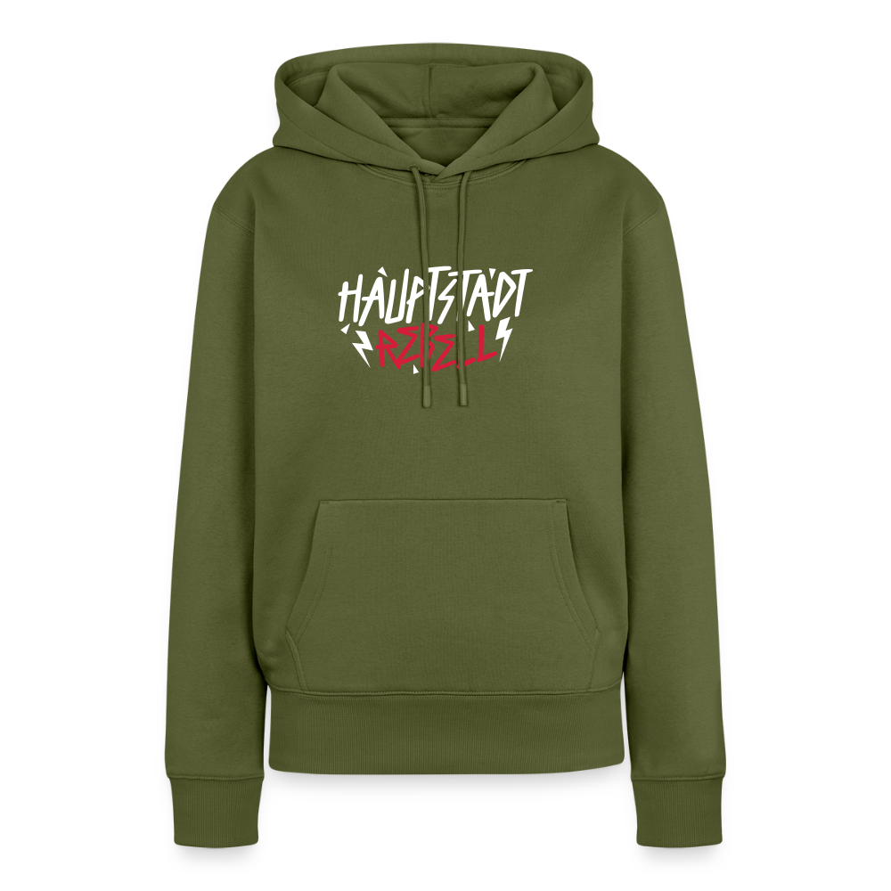 Haupstadt Rebell - Frauen Premium Hoodie - Khaki