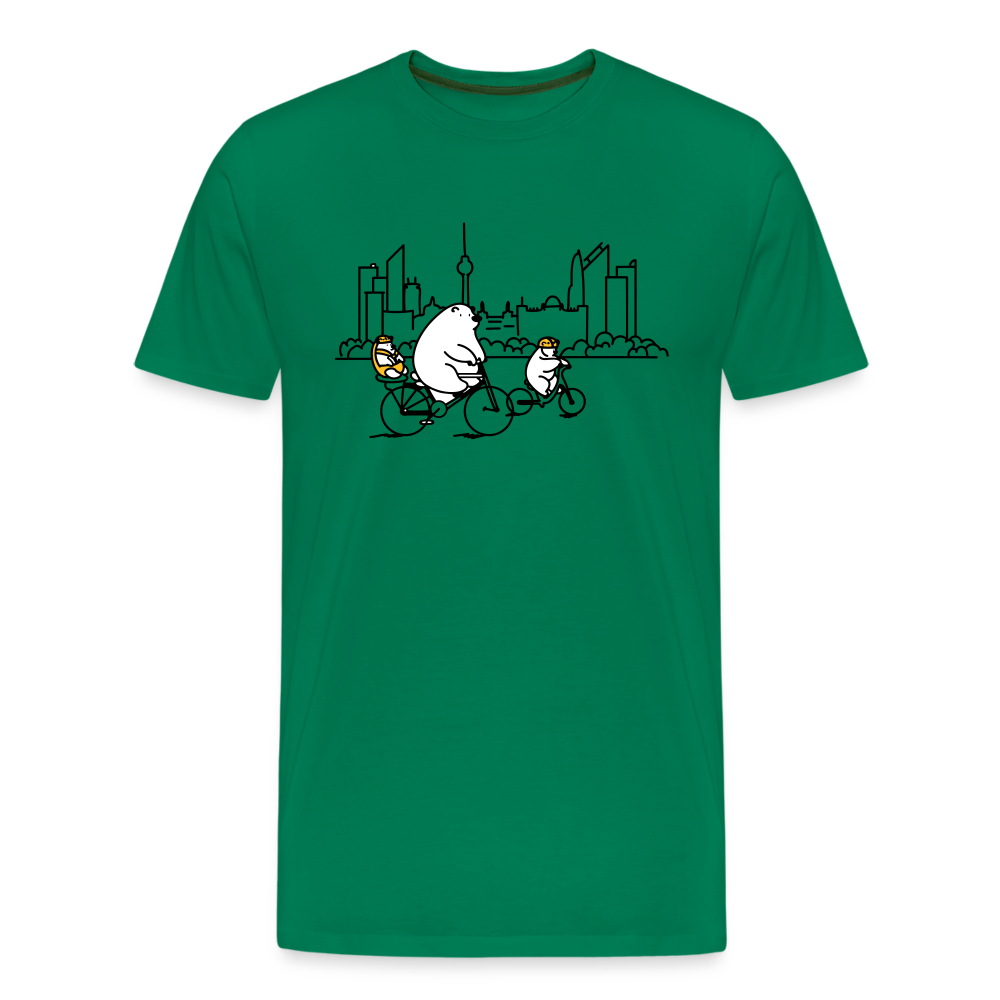 Fahrradtour Berlin - Männer Premium T-Shirt - Kelly Green