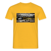 Tempelhof Flugzeug - Männer Premium T-Shirt - Gelb