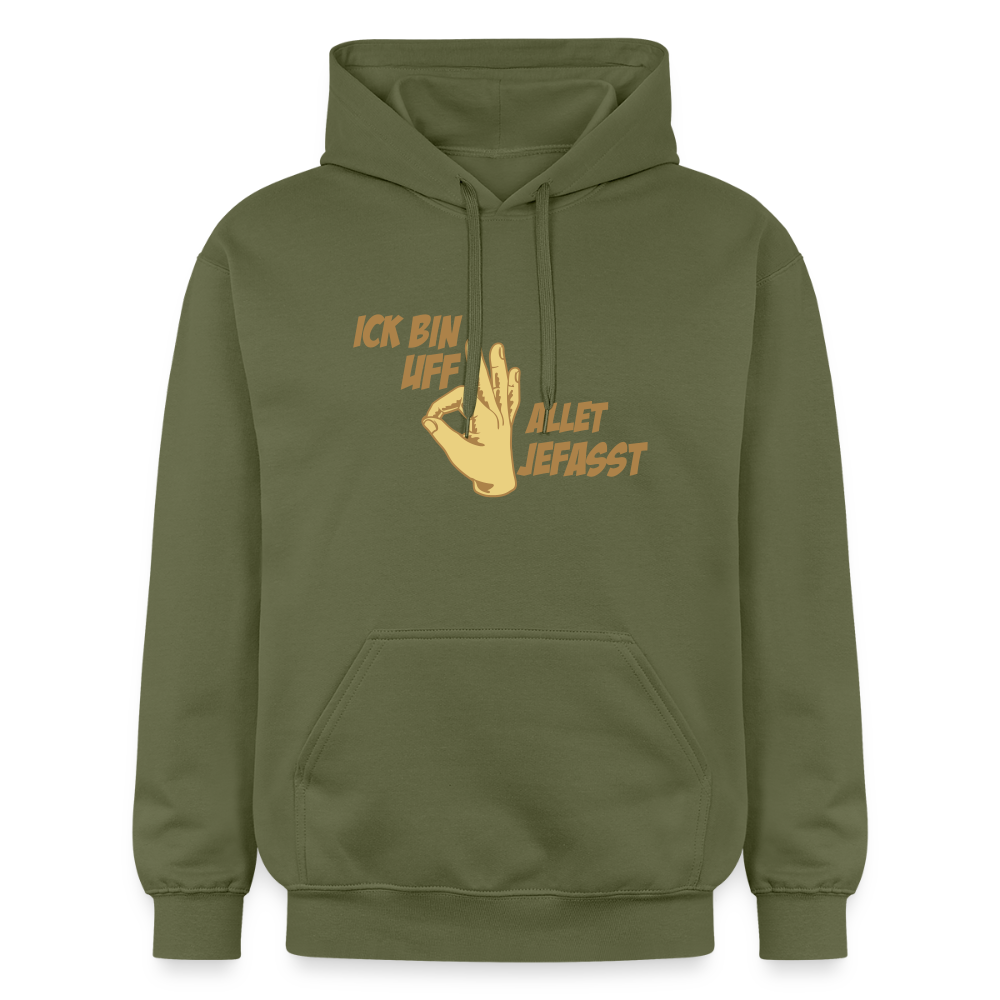 Ick bin uff allet jefasst - Hoodie - Militärgrün