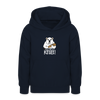 Pass ma uff Keule - Teenager Hoodie - Navy