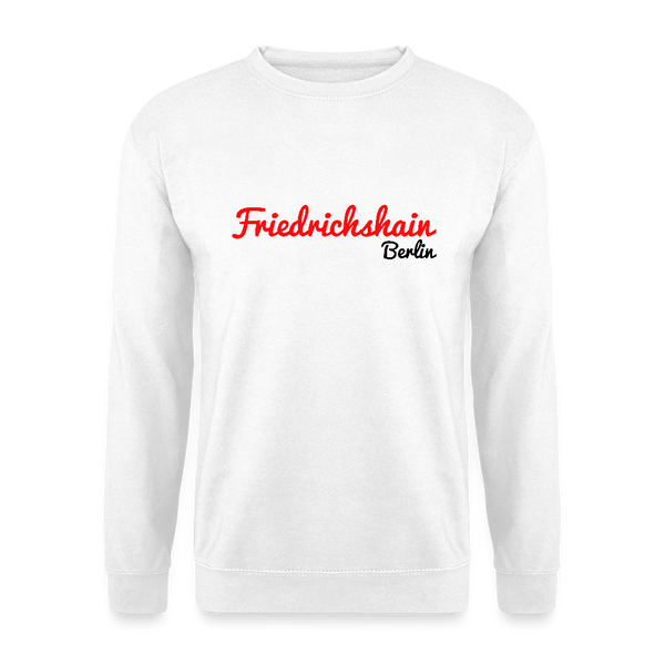 Friedrichshain Berlin - Unisex Pullover - Weiß