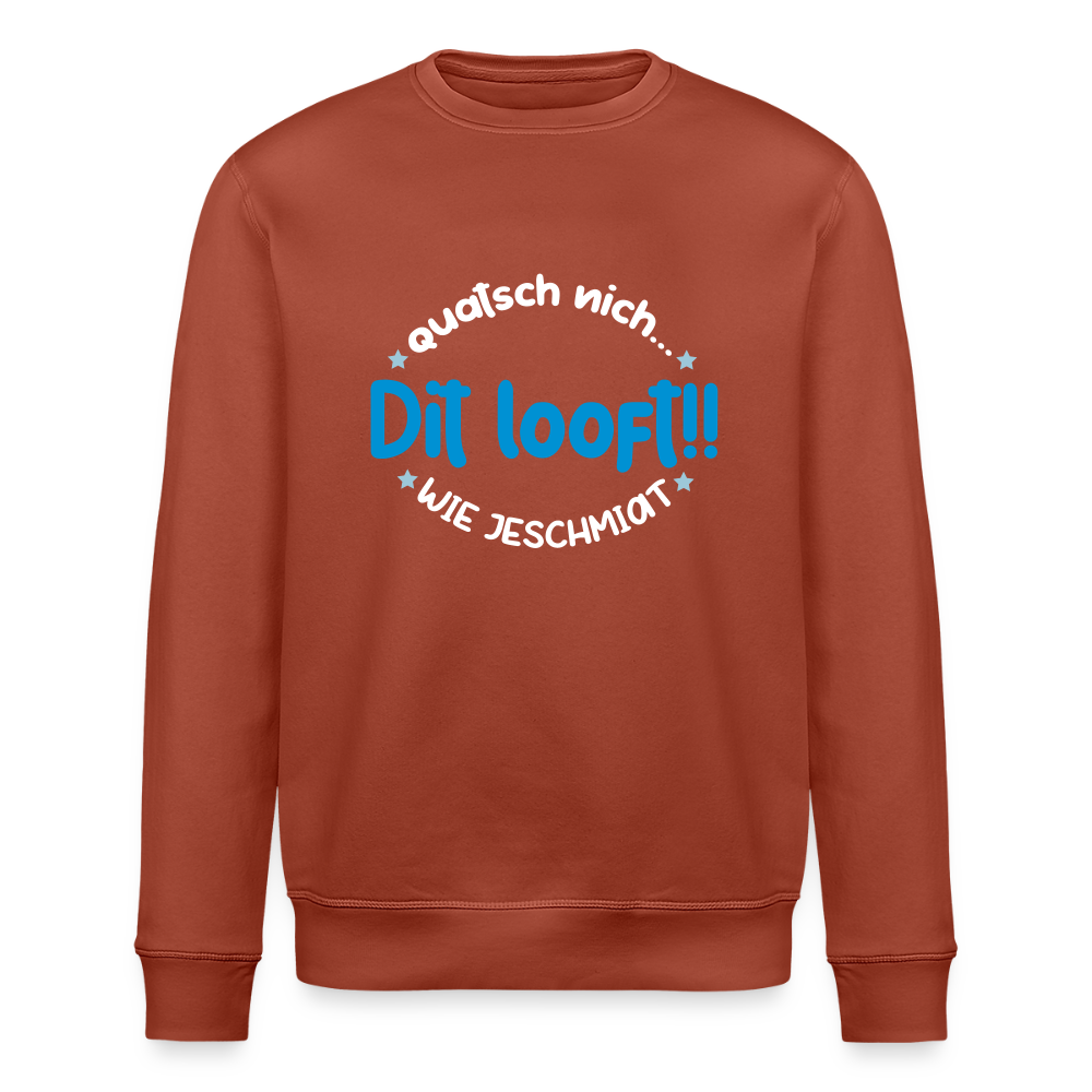 Dit Looft! - Unisex Bio Sweatshirt - Terrakotta