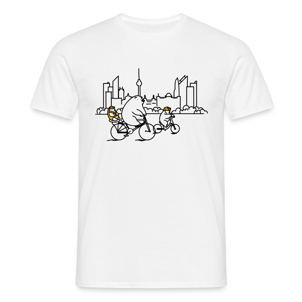 Fahrradtour Berlin - Männer Premium T-Shirt - Weiß
