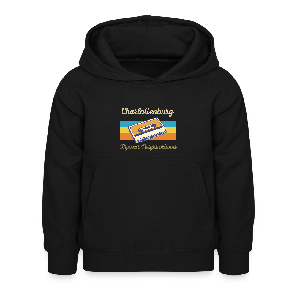 Charlottenburg Hippest Neighborhood - Kinder Hoodie - Schwarz