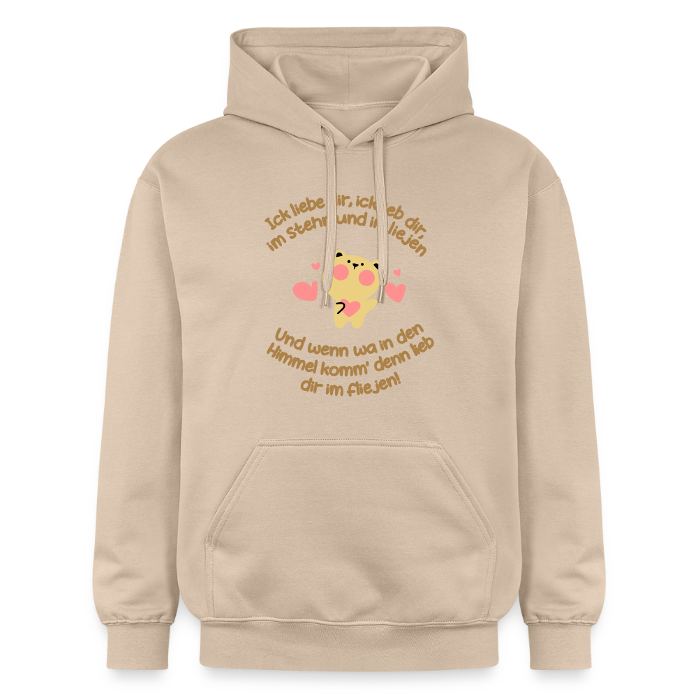 Im Stehn und im Liejen! - Hoodie - Sand