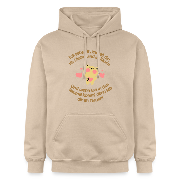 Im Stehn und im Liejen! - Hoodie - Sand