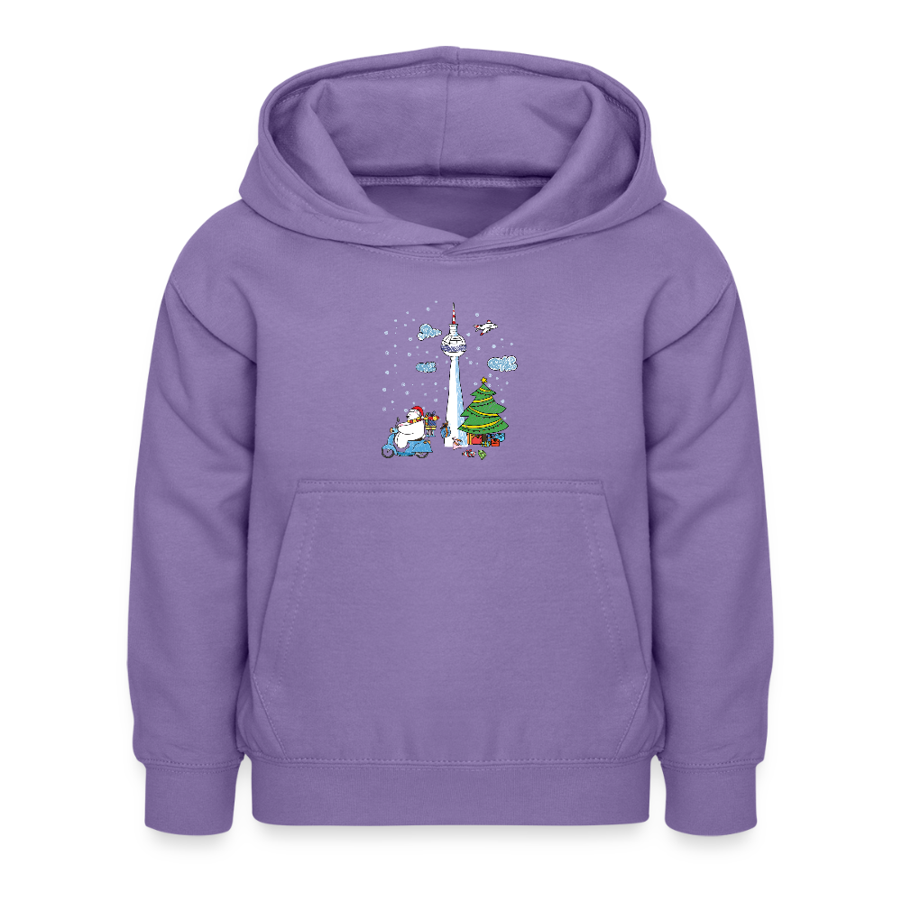 Geschenke am Fernsehturm - Kinder Hoodie - Lavendel