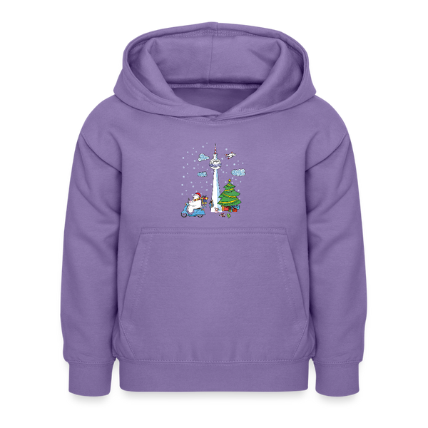 Geschenke am Fernsehturm - Kinder Hoodie - Lavendel