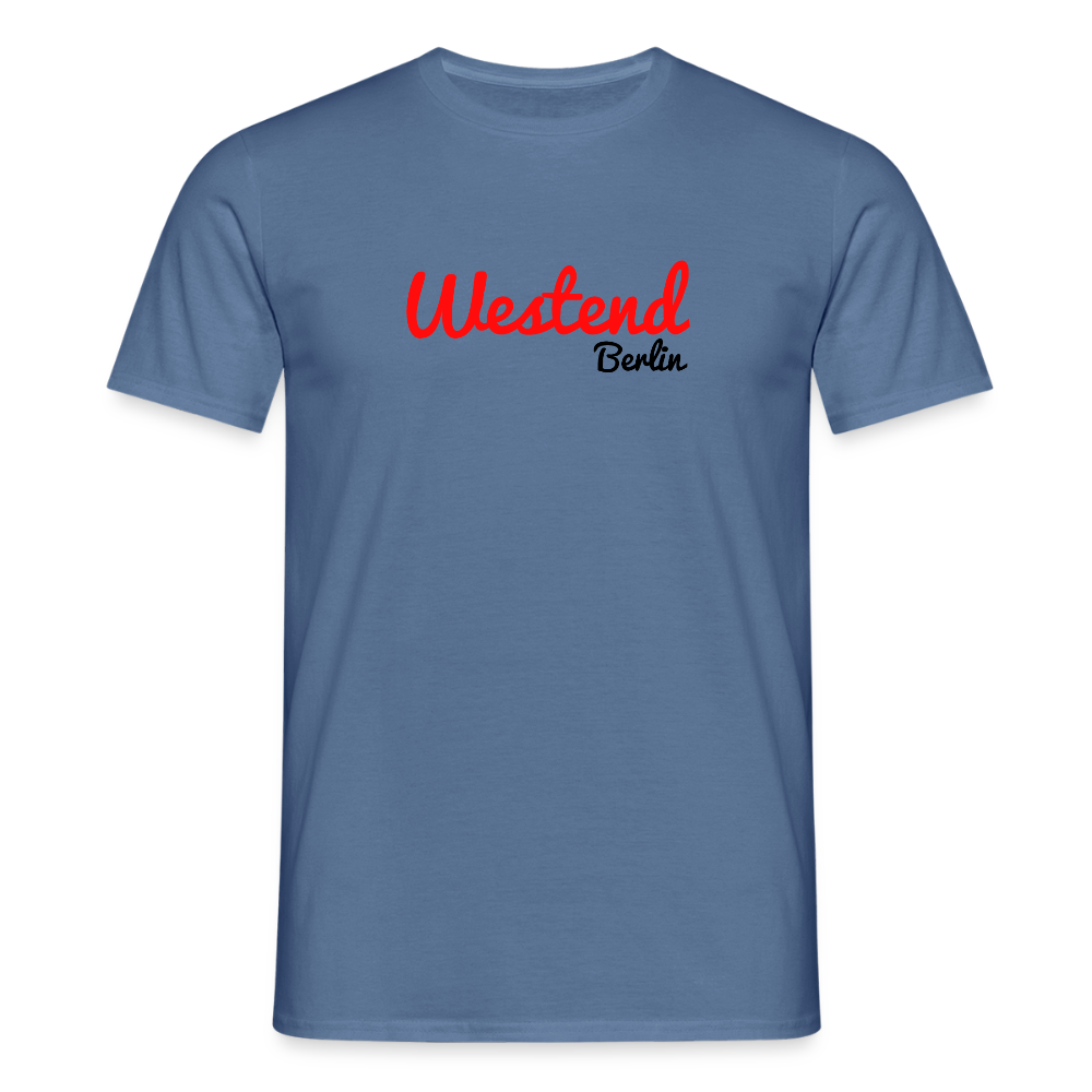 Westend Berlin - Männer Premium T-Shirt - Taubenblau
