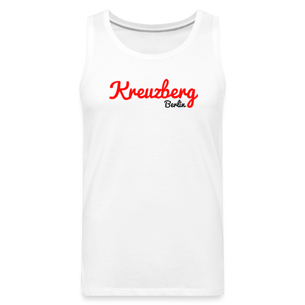 Kreuzberg Berlin - Männer Premium Tank Top - Weiß