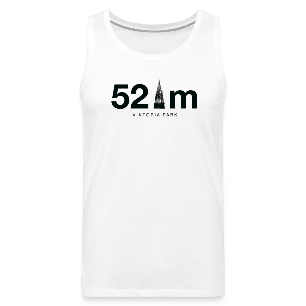 52 m Viktoria Park - Männer Premium Tank Top - Weiß