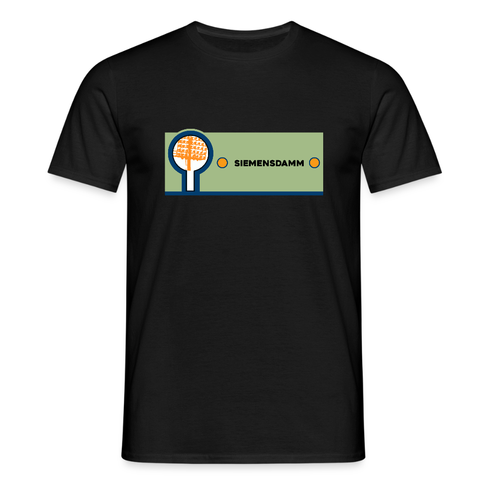 Siemensdamm - Männer Premium T-Shirt - Schwarz