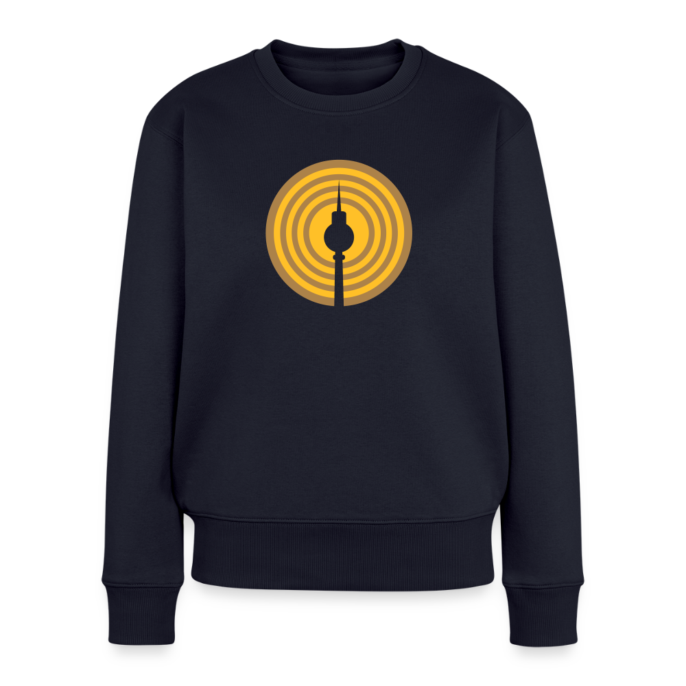 Funkturm im Fokus - Frauen Premium Pullover - Navy