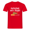 Motivation Wird Jeladen Warten - Männer Premium T-Shirt - Rot