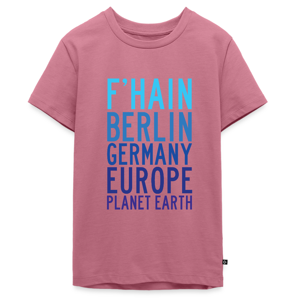 F'hain - Planet Earth - Teenager Premium T-Shirt - Mauve