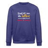 Stell dir vor, du denkst und keener merkt's. - Unisex Bio Sweatshirt - Dämmerung