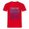 Tempelhof Planet Earth - Männer Premium T-Shirt - Rot