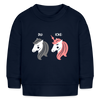 Berliner Einhorn - Baby Bio Pullover - Navy