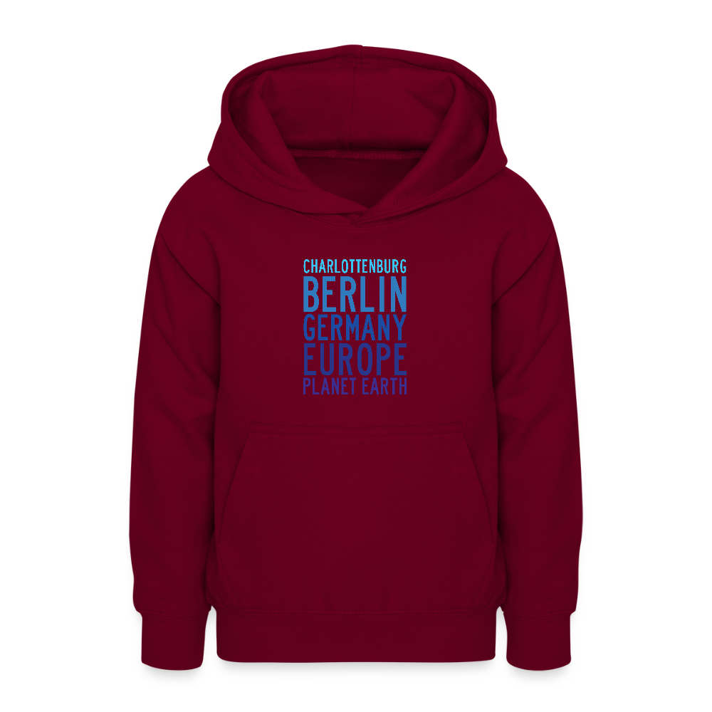 Charlottenburg - Earth - Teenager Hoodie - Bordeaux