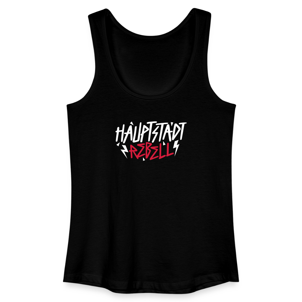 Haupstadt Rebell - Frauen Bio Tank Top - Schwarz