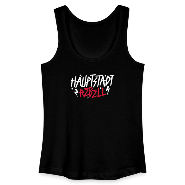Haupstadt Rebell - Frauen Bio Tank Top - Schwarz