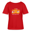 I love BVG - Relaxed Rundhals Frauen Bio-T-Shirt - Rot