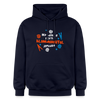 Mit'n Klammabeutel jepudat - Hoodie - Navy