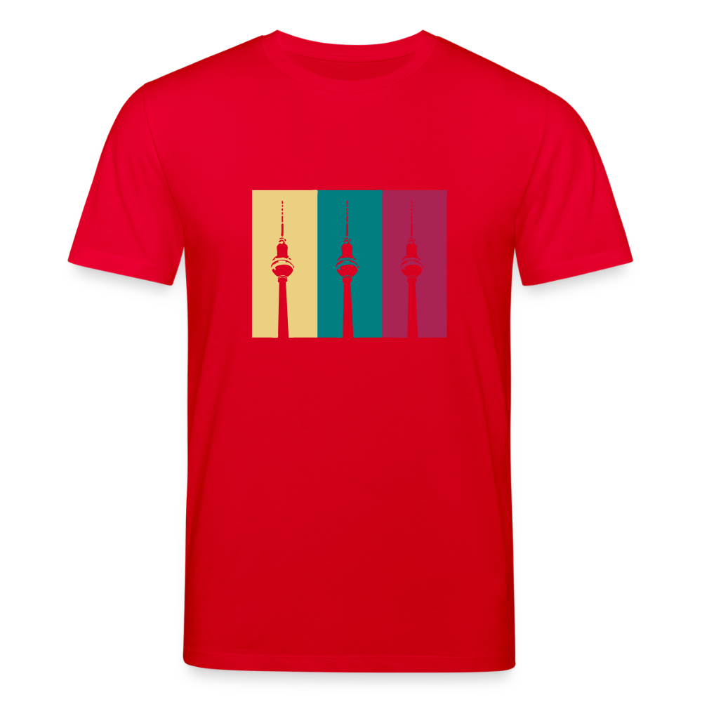 Berlin Retro - Unisex Bio T-Shirt - Rot