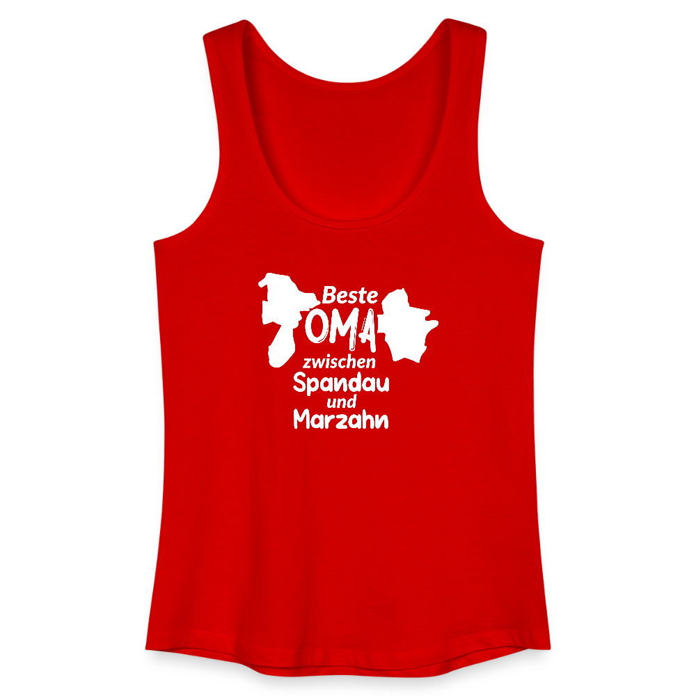 Beste Oma - Frauen Bio Tank Top - Rot