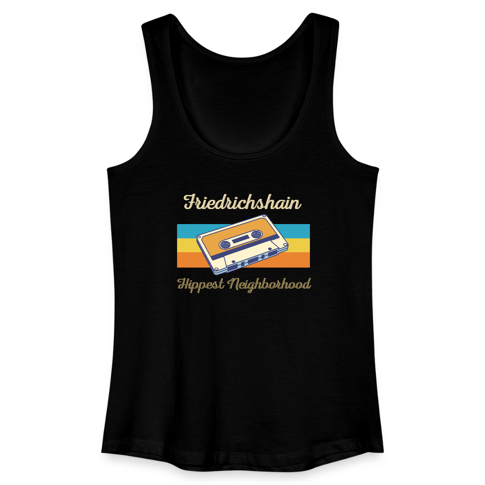 Friedrichshain Hippest Neighborhood - Frauen Bio Tank Top - Schwarz