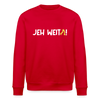 Jeh Weita! - Unisex Bio Sweatshirt - Rot