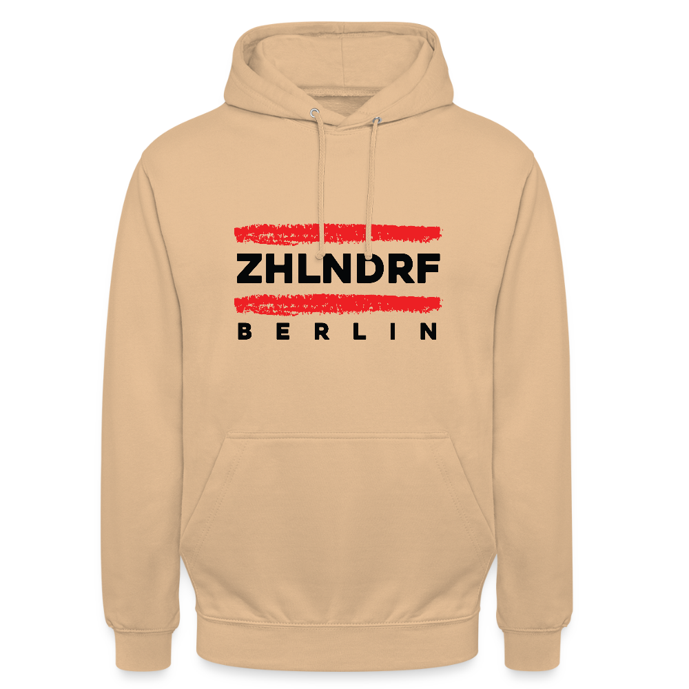 ZHLNDRF - Unisex Hoodie - Pfirsich