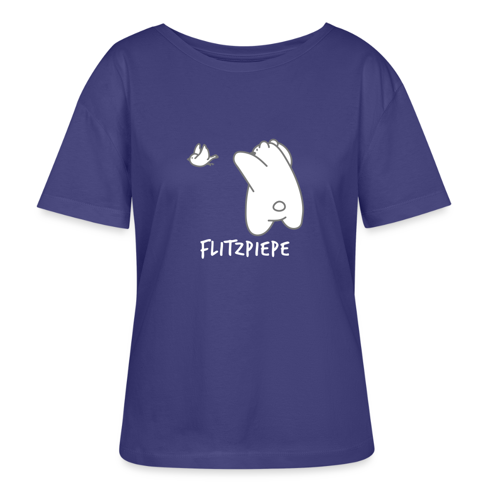 Flitzpiepe - Relaxed Rundhals Frauen Bio-T-Shirt - Dämmerung