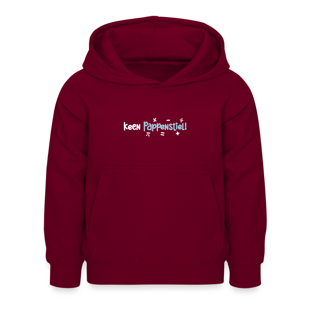 keen Pappenstiel! - Kinder Hoodie - Bordeaux