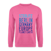 Steglitz Planet Earth - Unisex Pullover - Pink