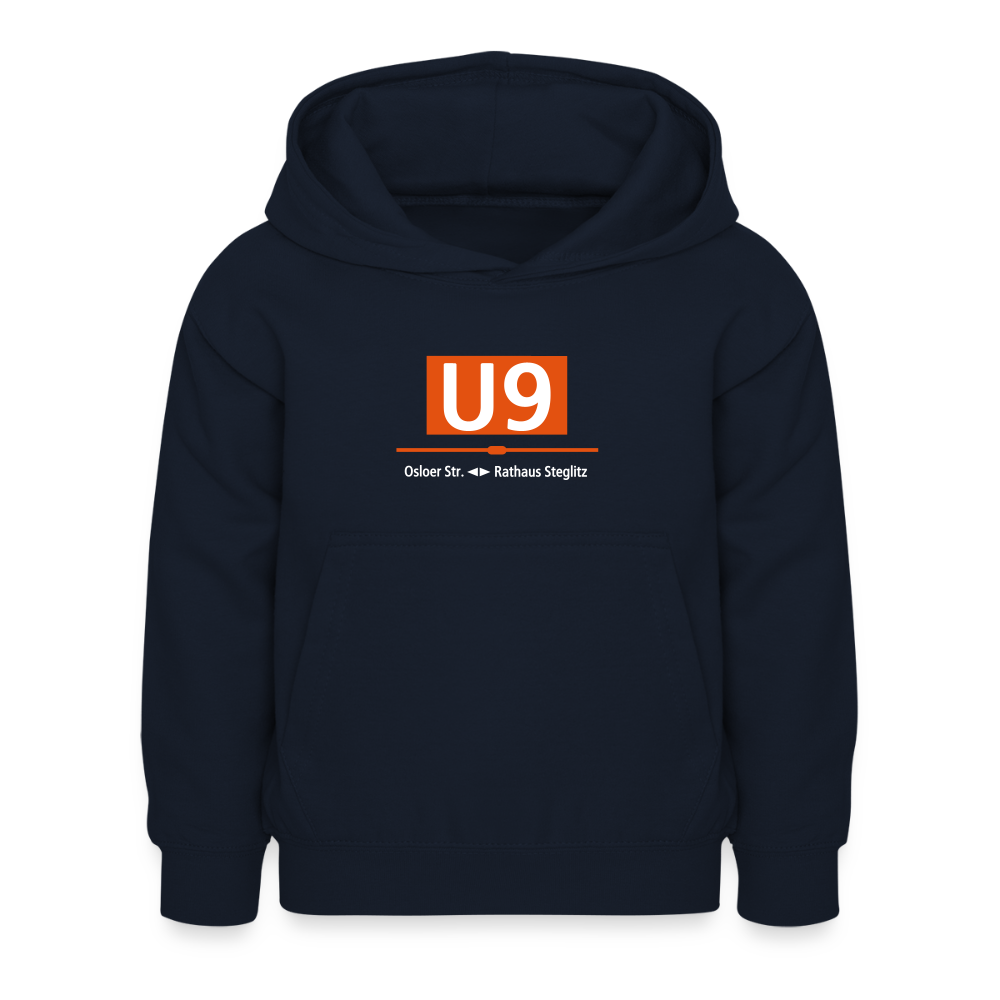 U9 - Kinder Premium Hoodie - Navy