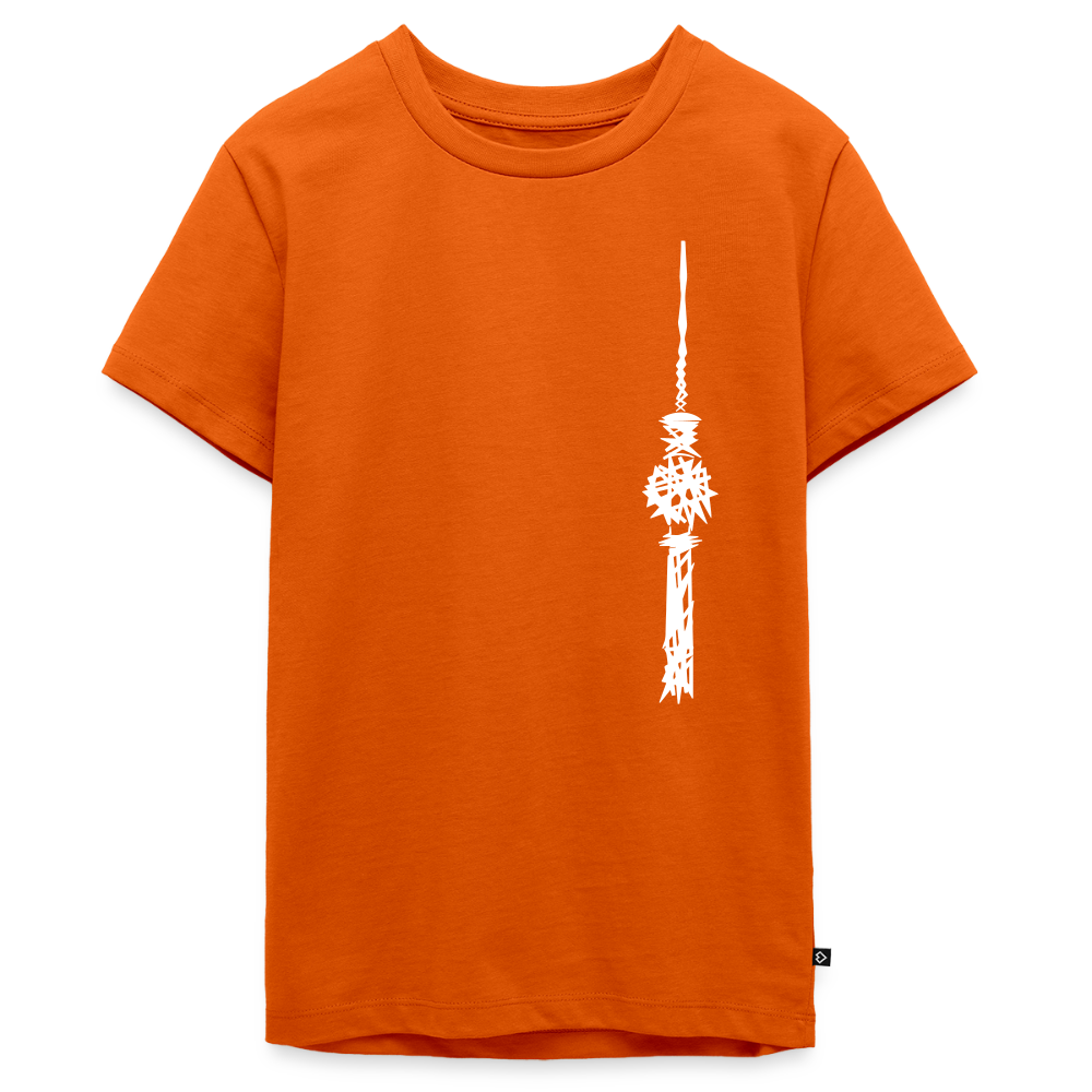 Fernsehturm Zick zack - Teenager Premium T-Shirt - Orange 