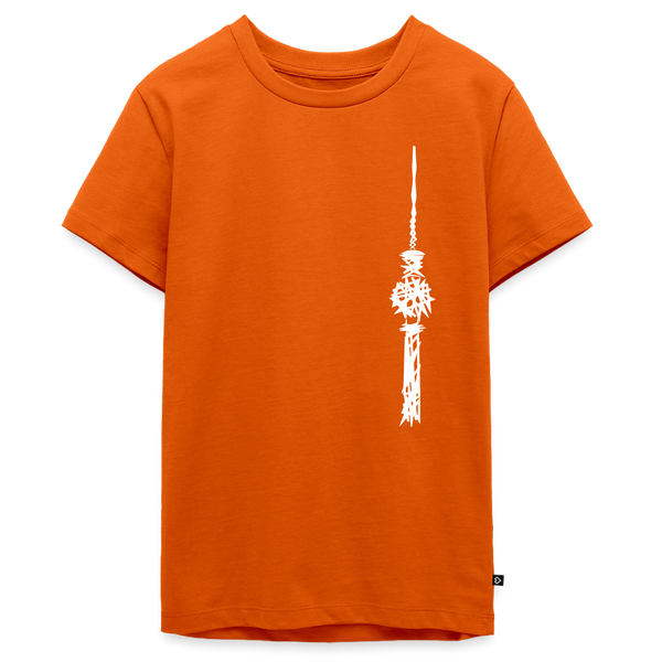 Fernsehturm Zick zack - Teenager Premium T-Shirt - Orange 