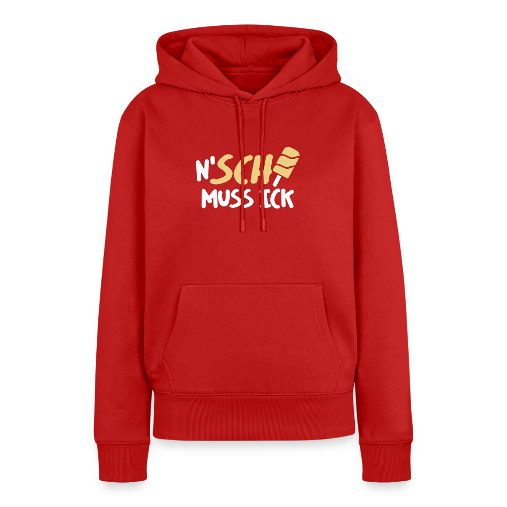 N'SCH... MUSS ICK - Frauen Premium Hoodie - Rot