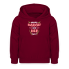 Meene Bagasche Ick Lieb Sie - Kinder Hoodie - Bordeaux