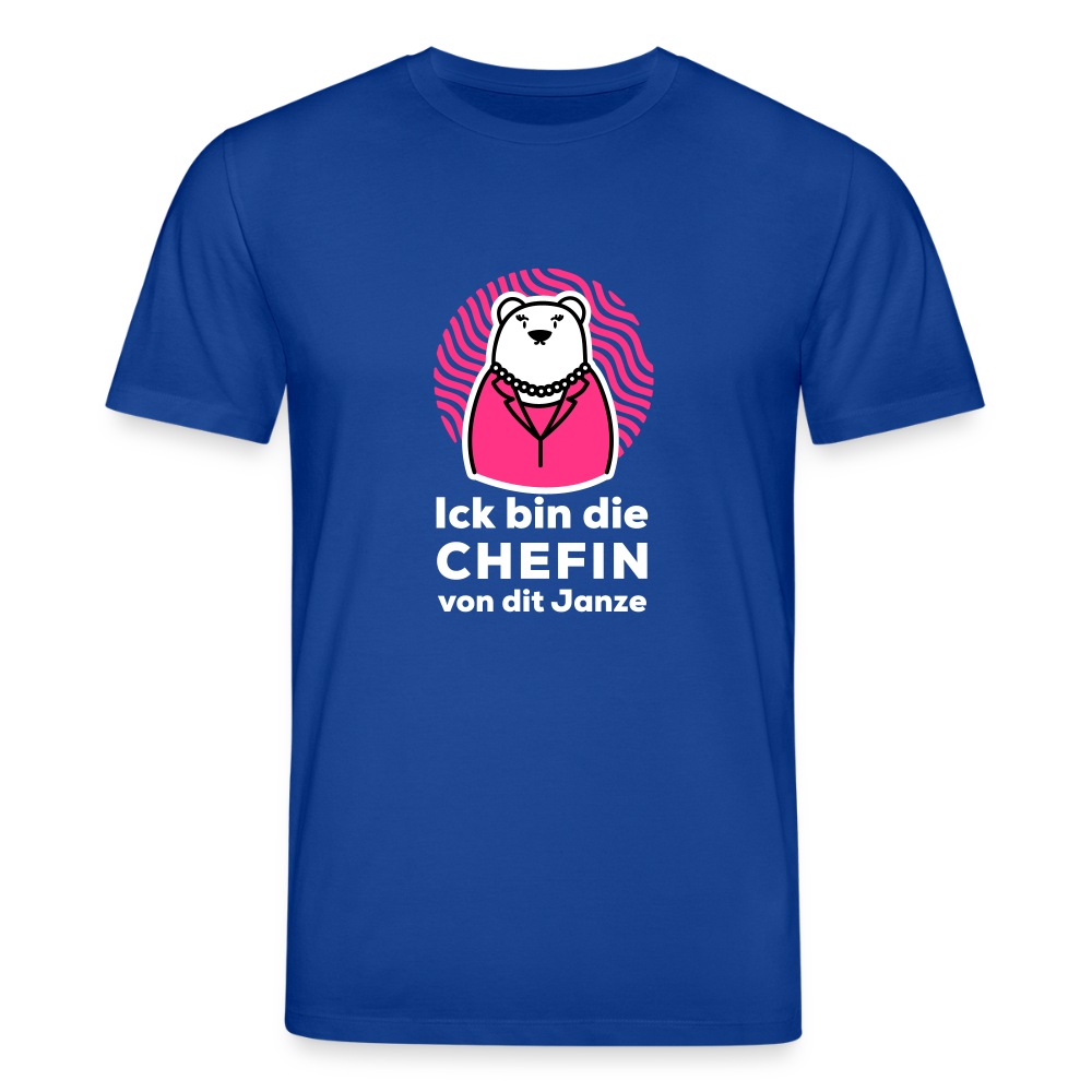 Chefin - Unisex Bio T-Shirt - Dunkelblau