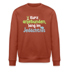 Kurz anjebunden, lang im Jedächtnis. - Unisex Bio Sweatshirt - Terrakotta