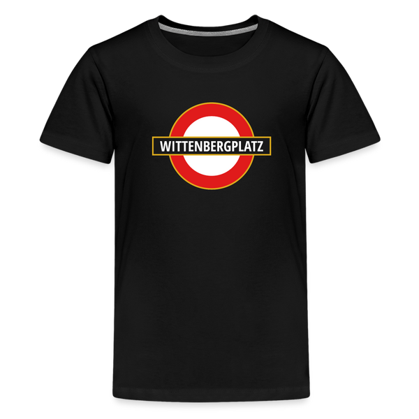 Wittenbergplatz - Teenager Premium T-Shirt - Schwarz