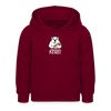Pass ma uff Keule - Kinder Hoodie - Bordeaux