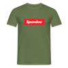 Spandau rot - Männer Premium T-Shirt - Militärgrün