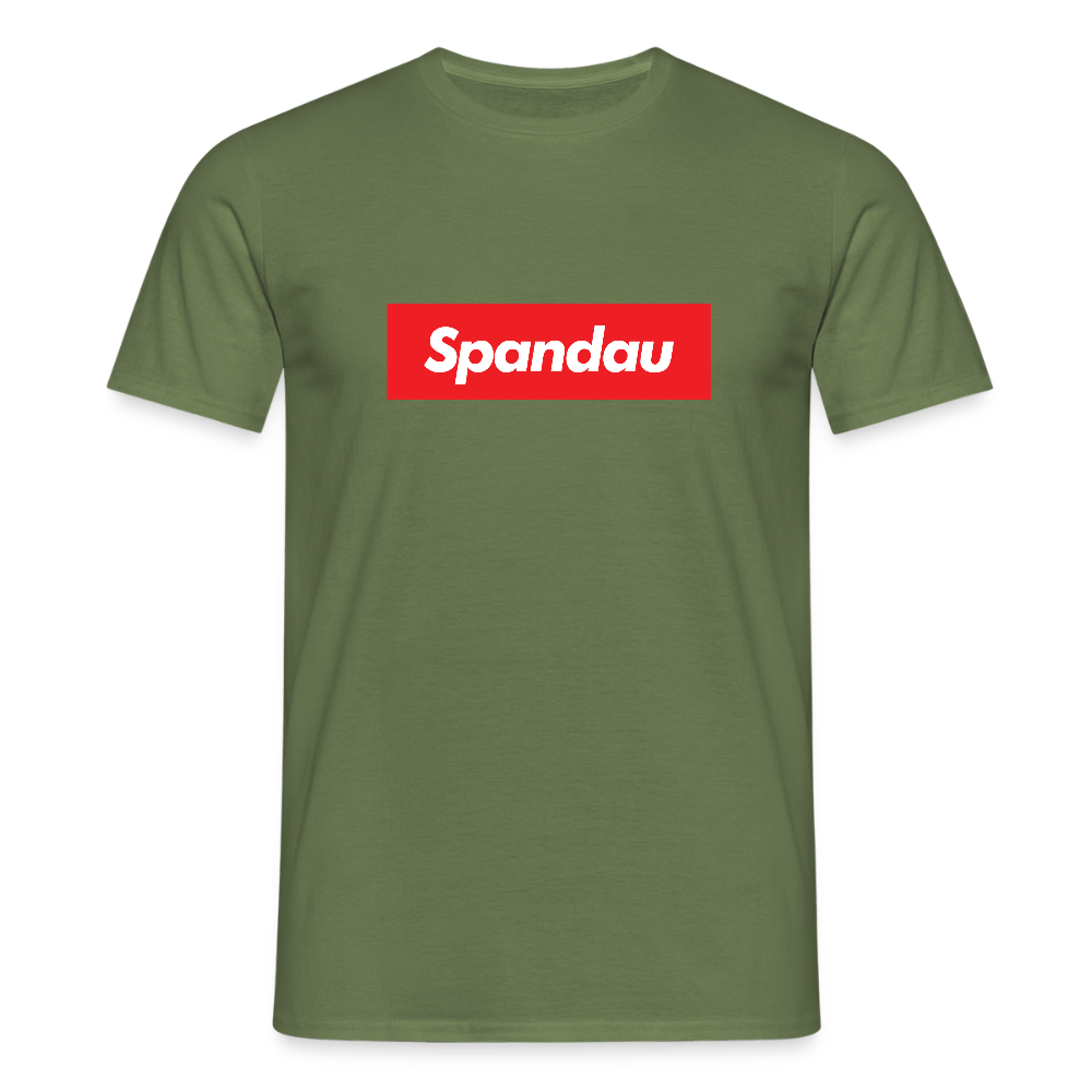 Spandau rot - Männer Premium T-Shirt - Militärgrün
