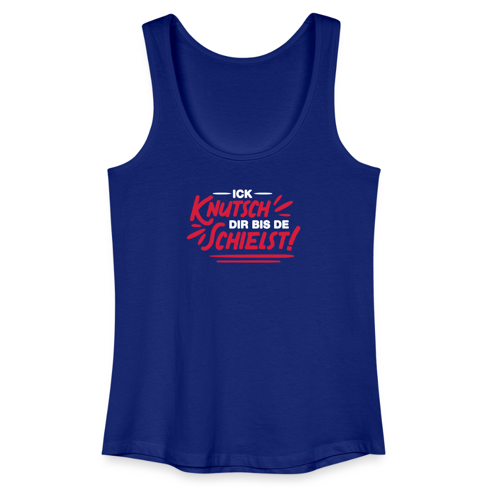 Ick knutsch dir! - Frauen Bio Tank Top - Königsblau