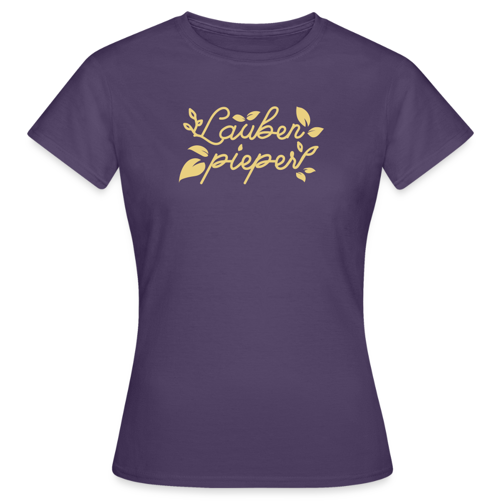 Lauben pieper - Frauen Premium T-Shirt - Dunkellila